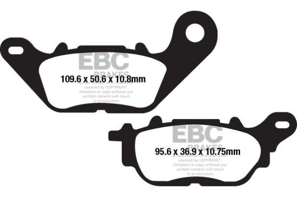 Brake Pads - GPFAX662HH Grand Prix - EBC-1 Set - Riders Junction