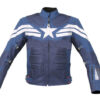 Captain America Riding Jacket Blue – Biking Brotherhood - Riders Junction