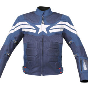 Captain America Riding Jacket Blue – Biking Brotherhood - Riders Junction