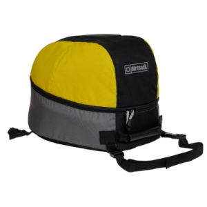 Helmet Bag (Yellow & Black)- For Off-Road & Dual Sport Helmets With Peaks - Riders Junction
