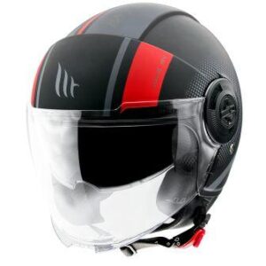 MT VIALE SV Phantom C5 Matt Red Helmet - Riders Junction