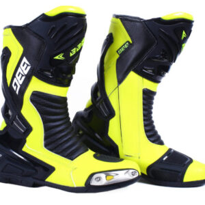 Neon Racing Calf Boots - Biking Brotherhood - Riders Junction