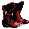 Red Racing Calf Boots - Biking Brotherhood - Riders Junction