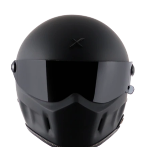 AXOR Retro Dominator Dull Black Helmet -Riders-Junction