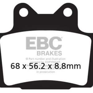 Brake Pads - FA104 Organic - EBC - Riders Junction