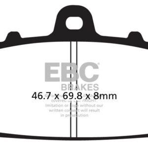 Brake Pads - FA158HH Fully Sintered - EBC REAR - Riders Junction