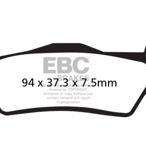 Brake Pads - FA181TT Carbon - EBC Front - Riders Junction