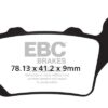 Brake Pads - FA213V Semi Synthetic - EBC - Riders Junction