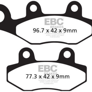 Brake Pads - FA228HH Fully Sintered - EBC - Riders Junction