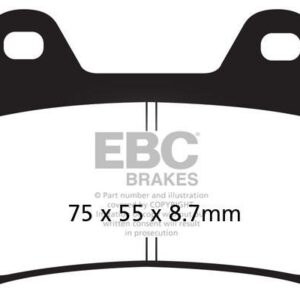 Brake Pads - FA244 Organic - EBC - Riders Junction