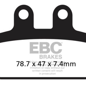 Brake Pads - FA256HH Fully Sintered - EBC - Riders Junction