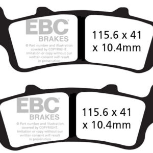 Brake Pads - FA261 or 2HH Fully Sintered- EBC - Riders Junction