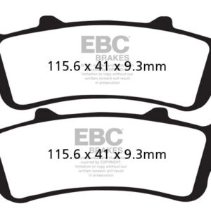 Brake Pads - FA281HH Fully Sintered - EBC - Riders Junction