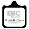 Brake Pads - FA322-4HH Fully Sintered - EBC - Riders-Junction