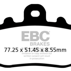Brake Pads - FA335HH Fully Sintered - EBC - Riders Junction