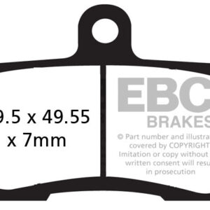 Brake Pads - FA347HH Fully Sintered - EBC- Riders Junction