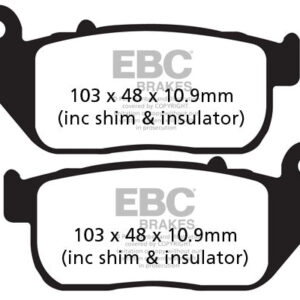 Brake Pads - FA381HH Fully Sintered - EBC - Riders Junction