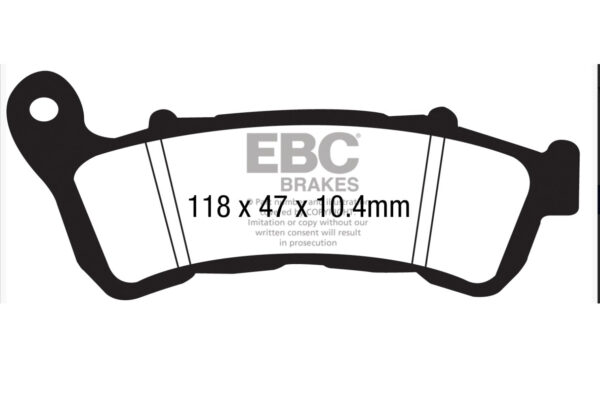 Brake Pads - FA388-2HH Fully Sintered - EBC - Riders Junction