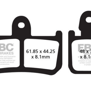 Brake Pads - FA442-4HH Fully Sintered - EBC - Riders Junction