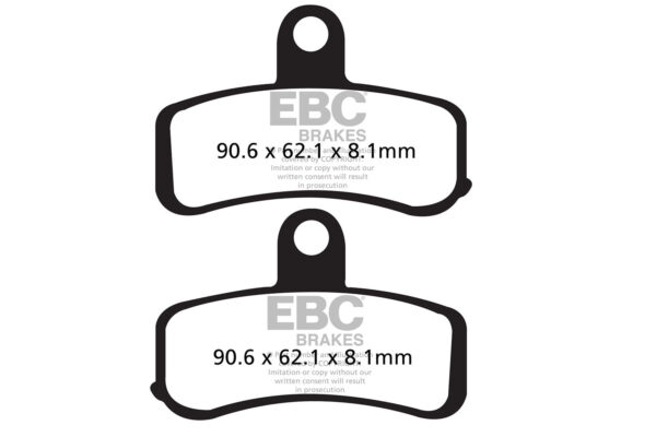 Brake Pads - FA457HH Fully Sintered - EBC - Riders Junction