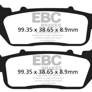 Brake Pads - FA488HH Fully Sintered - EBC - Riders Junction