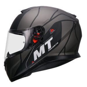MT Thunder3 Veron Matt Grey Helmet - Riders Junction