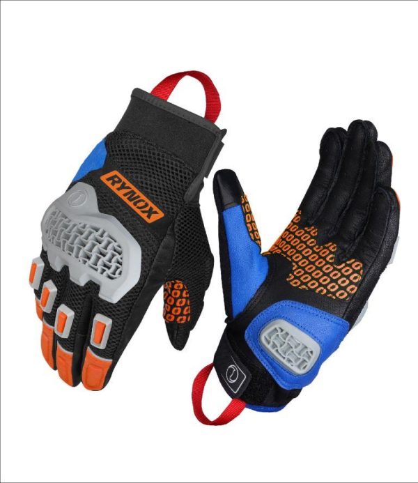 RYNOX - Gravel Dualsport Blazing Orange Gloves