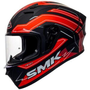 SMK Stellar Bolt Full Face Matt Orange Helmet - MA231 - Riders Junction