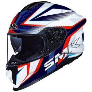 SMK Titan Slick Glossy Multicolour Helmet- GL153 - Riders Junction