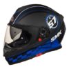 SMK Twister Blade MA256 Matt Black & Blue Helmet - Riders Junction