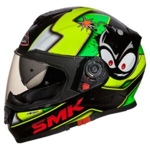 SMK Twister Cartoon Glossy Multicolour Helmet - GL241 - Riders Junction