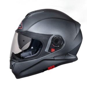 SMK Twister Unicolour Glossy Grey Anthracite Helmet - GLDA600 - Riders Junction