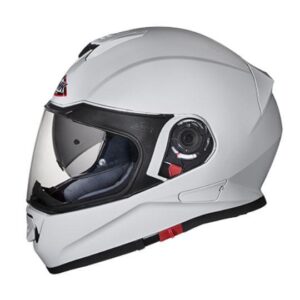 SMK Twister Unicolour Glossy White Helmet - GL100 - Riders Junction