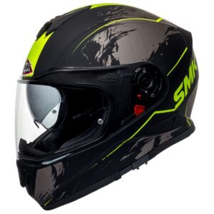 SMK Twister Wraith Matt Black & Grey Helmet - MA264 - Riders Junction