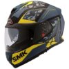 SMK Twister Zest Matt Black & Yellow Helmet - MA254 - Riders Junction
