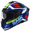 SMK Typhoon Thorn Glossy Multicolour Helmet - GL543 - Riders Junction