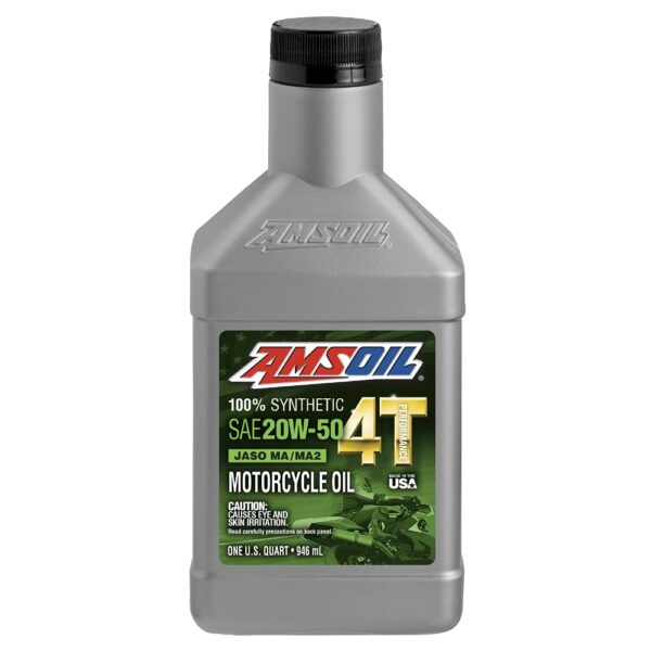 AMSOIL 20W-50 4T Performance 4 Stroke Synthetic Motorcycle Oil - Riders Junction