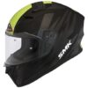 SMK Stellar Trek Glossy Black & Green Helmet - GL264 - Riders Junction
