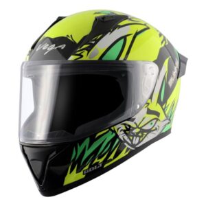 Vega Bolt Bunny Black Neon Yellow Helmet - Riders Junction