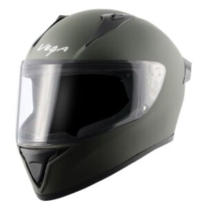 Vega Bolt Dull Battle Green Helmet - Riders Junction
