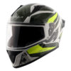 Vega Bolt Rapid White Neon Yellow Helmet - Riders Junction