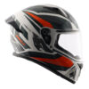 Vega Bolt Rapid White Orange Helmet - Riders Junction