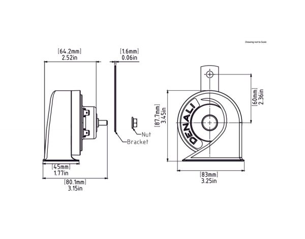 Buy DENALI Soundbomb Mini - Horn for Motorcycle Online at Best Price ...