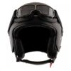 AXOR Alberto Helmet in Matt Black & Silver Color with Silver Goggle - Riders Junction