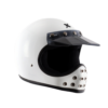 AXOR Retro Moto-X Glossy White Helmet - Riders Junction