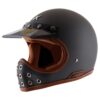 AXOR Retro Moto-X Matt Athena Grey Helmet - Riders Junction