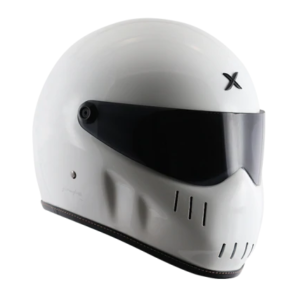 AXOR Retro Rogue White Helmet - Riders Junction