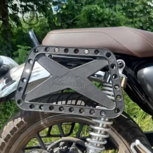 AdvenTOUR® Pannier Mount / Saddle Stay for Honda CB350 - Carbon Racing - Riders Junction