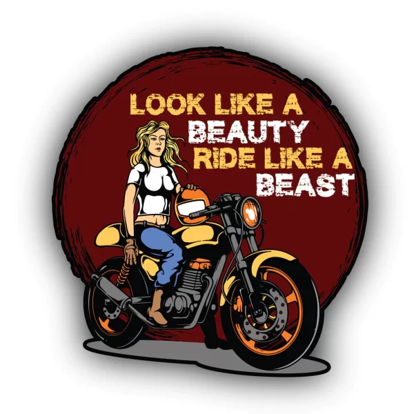 Beauty & The Beast Sticker - Wander Looms - Riders Junction