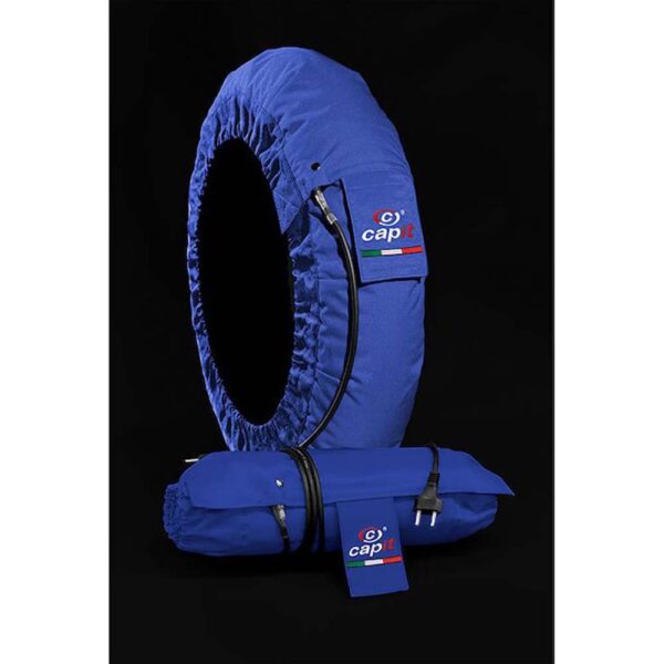 Capit Suprema Spina Tyre Warmers - Blue - Riders Junction